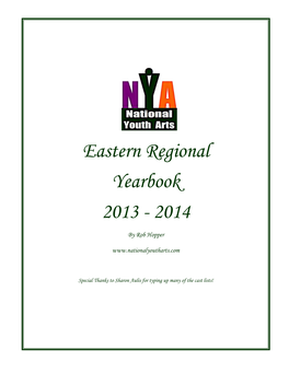 Eastern Regional Yearbook 2013