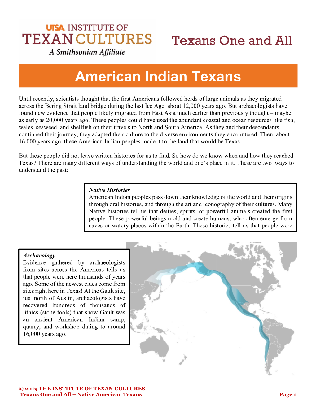 American Indian Texans