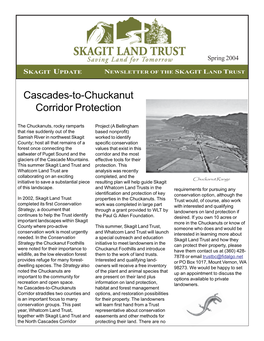 Cascades-To-Chuckanut Corridor Protection