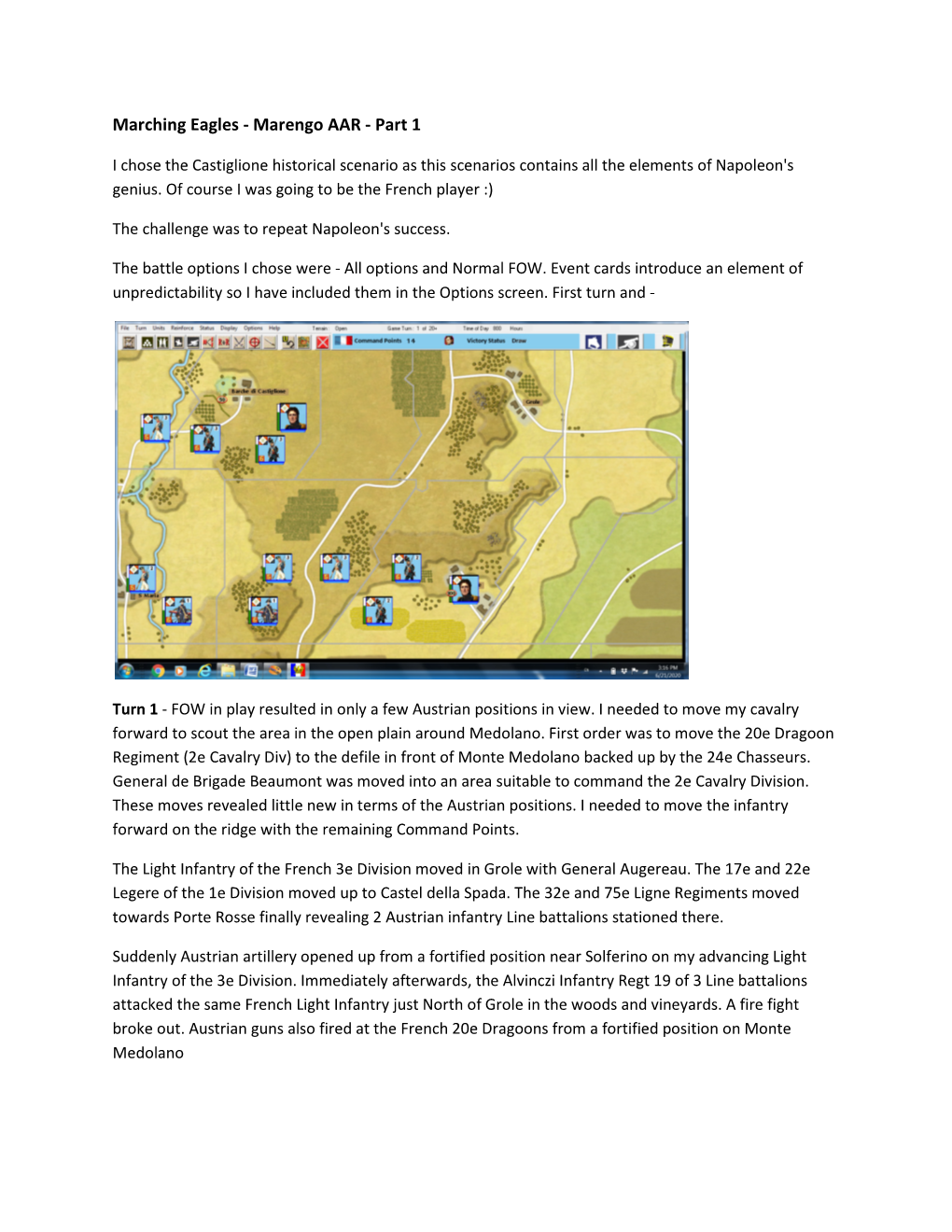 Marching Eagles - Marengo AAR - Part 1