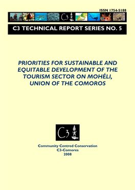 Priorities for Sustainable and Equitable Development of the Tourism Sector on Mohéli, Union of the Comoros