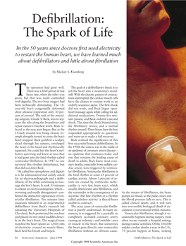 Defibrillation: the Spark of Life
