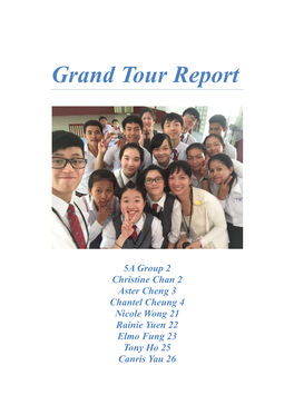 Grand Tour Report