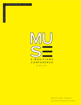 Sa Musicians Conference 3.25.20