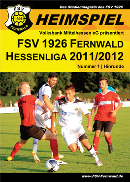 Fsv 1926 Fernwald Hessenliga 2011/2012