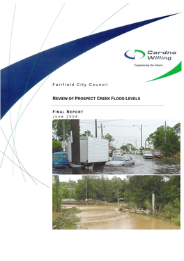 Fairfield City Council REVIEW of PROSPECT CREEK FLOOD LEVELS