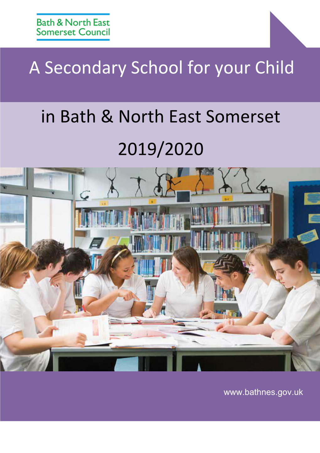 In Bath & North East Somerset 2019/2020 a Secondary School for Your Child