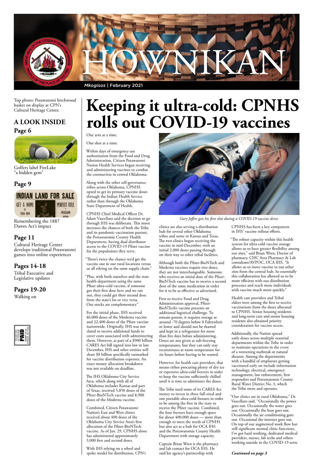 Keeping It Ultra-Cold: CPNHS Rolls out COVID-19 Vaccines