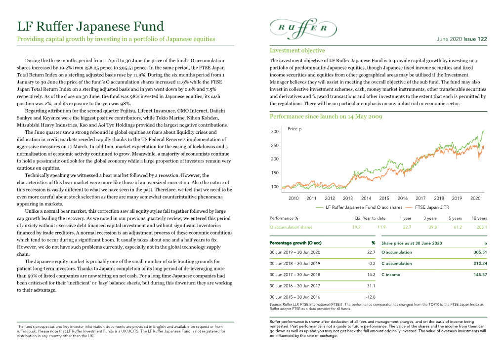 LF Ruffer Japanese Fund