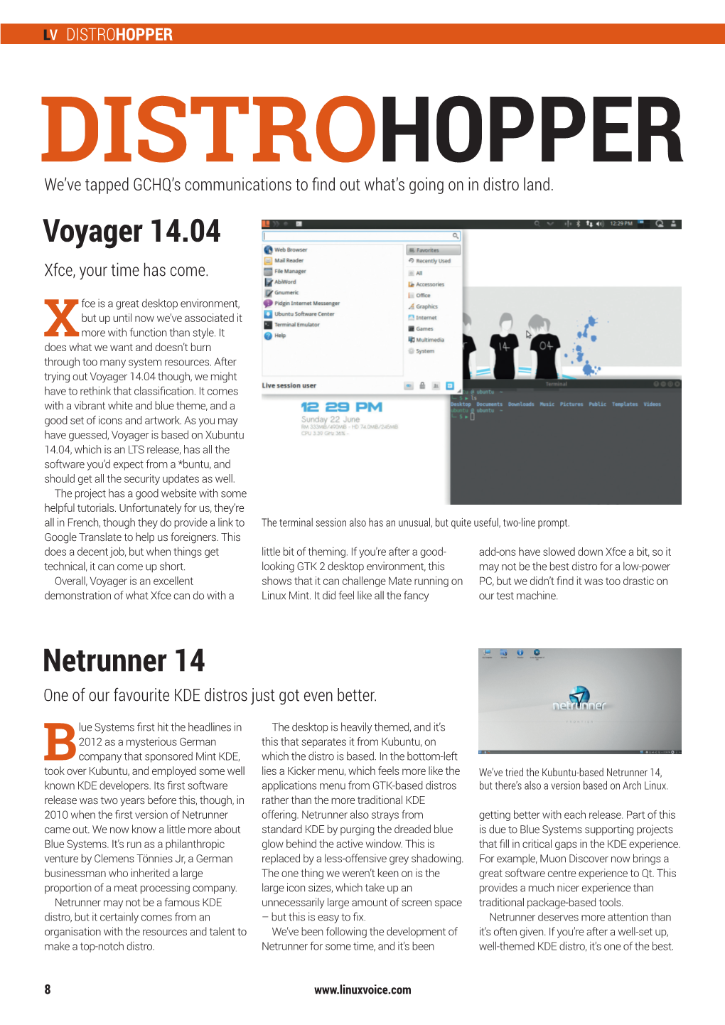 Voyager 14.04 Netrunner 14