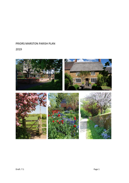 Priors Marston Parish Plan 2019