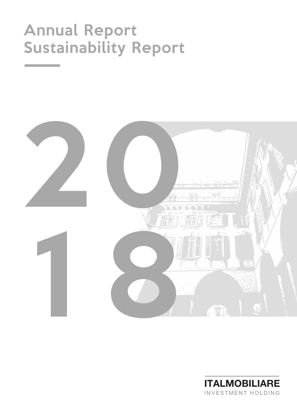 Annual Report Sustainability Report 20 1 8