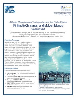 Kiritimati (Christmas) and Malden Islands