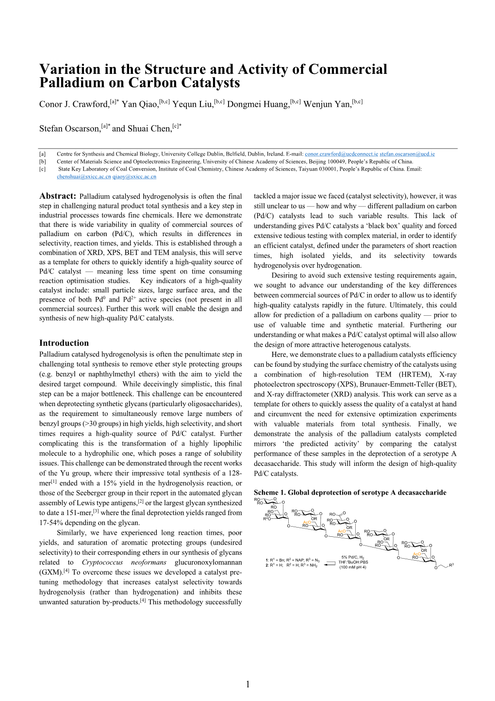 Variation in the Structure and Activity of Commercial Palladium on Carbon Catalysts