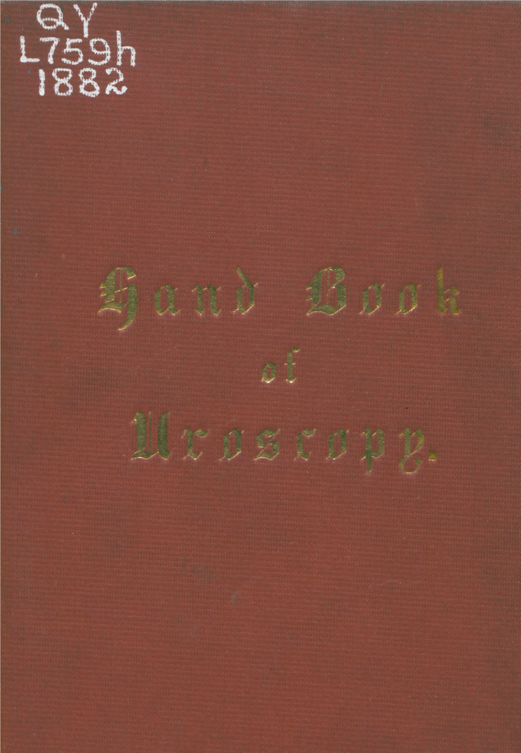 Handbook of Uroscopy