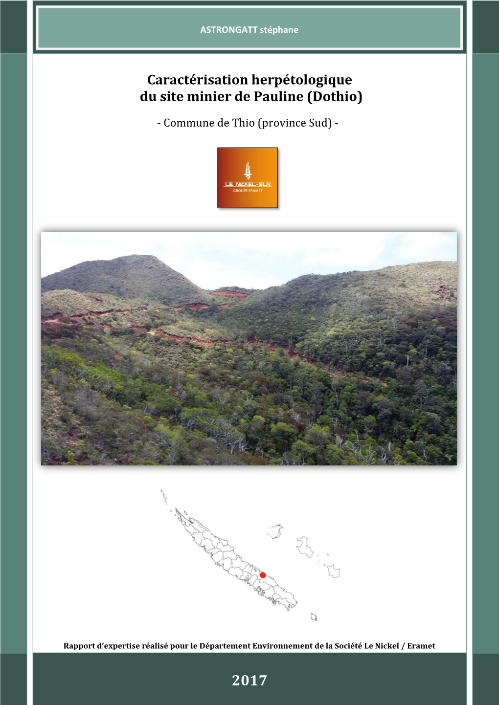 Étude Complémentaire Herpétologique Du Massif De