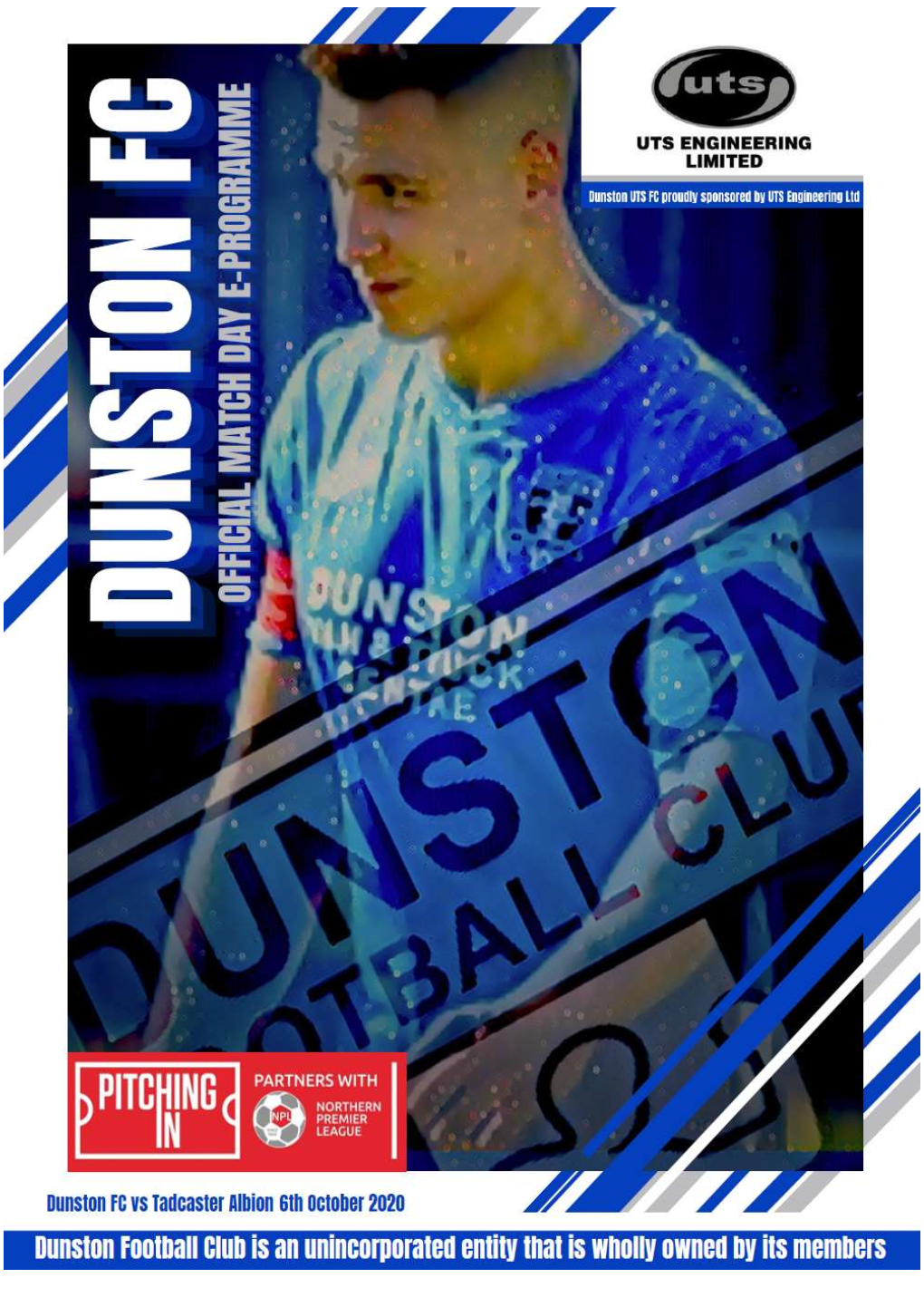 Dunston Vs Tadcaster Albion E-Programme