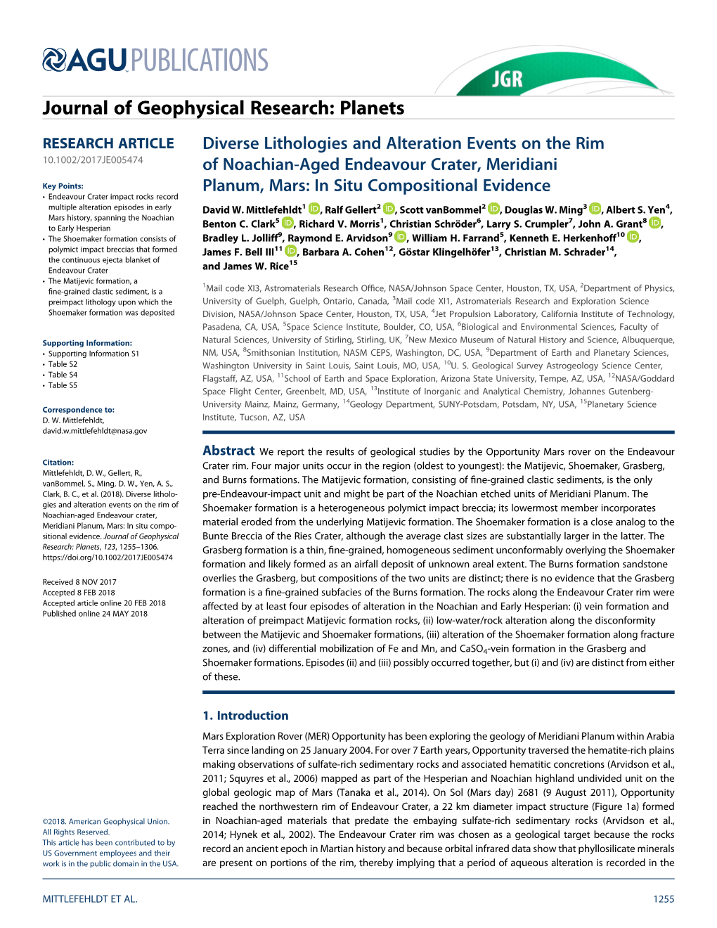 Diverse Lithologies and Alteration Events on the Rim of Noachian