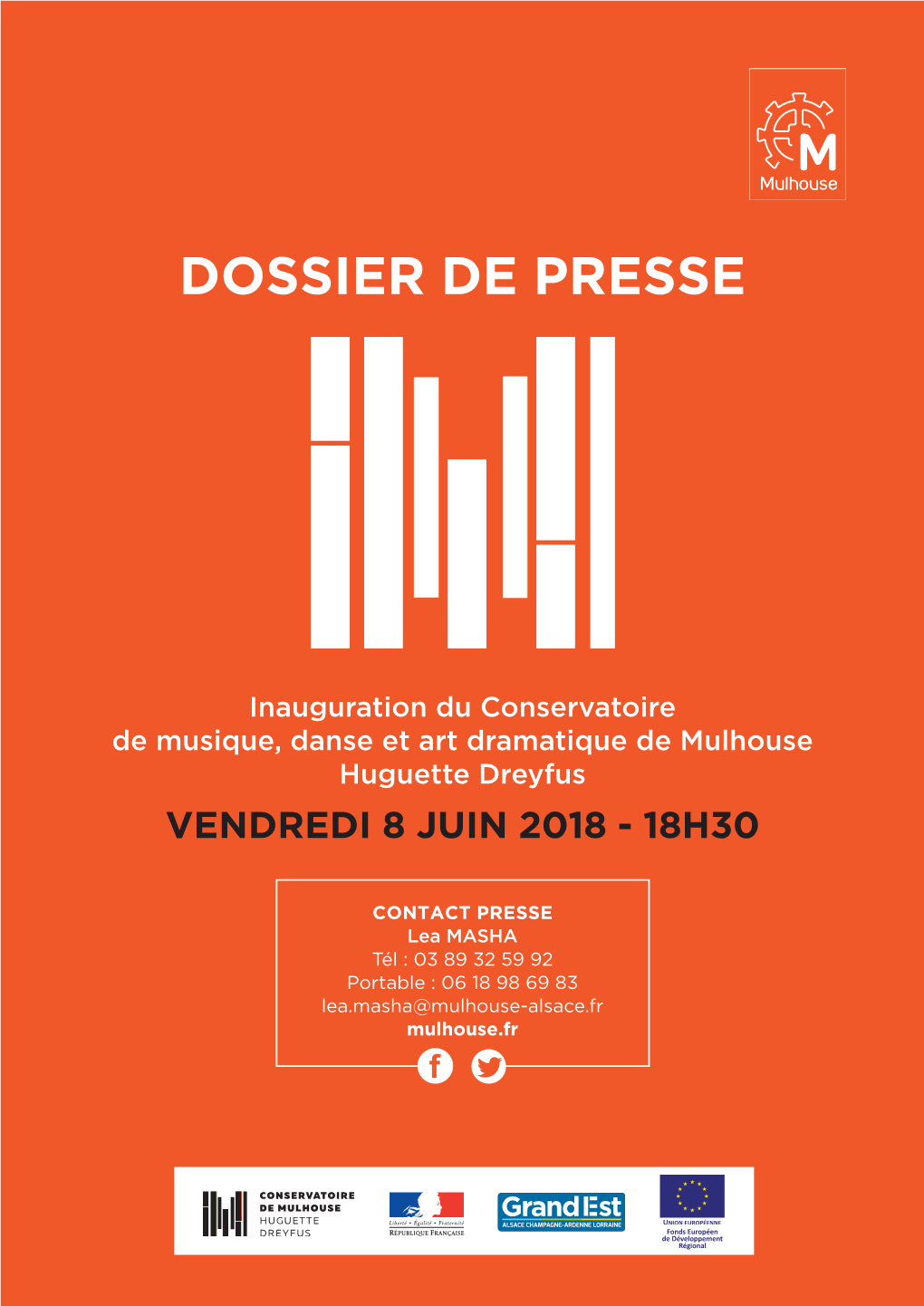 DOSSIER DE PRESSE INAUG CONSERVATOIRE.Indd