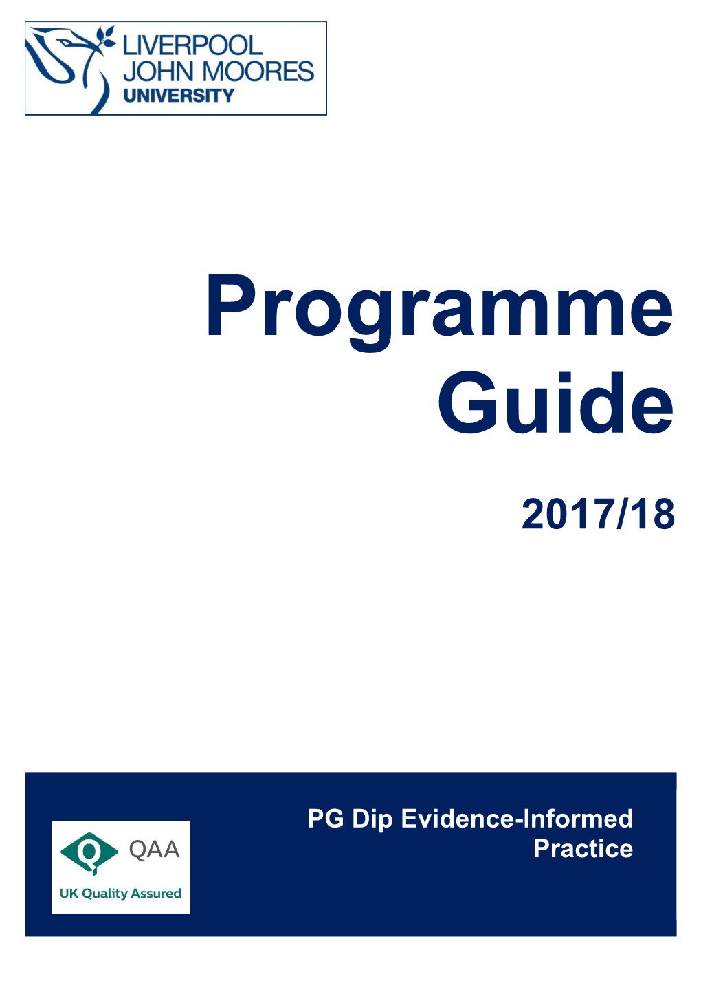 PG Dip Evidence-Informed Practice