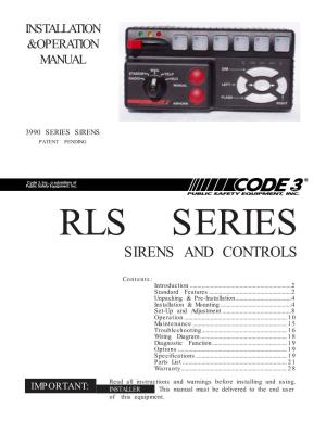 Sirens and Controls