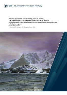 Maritime Human Ecodynamics of Stone Age Arctic Norway