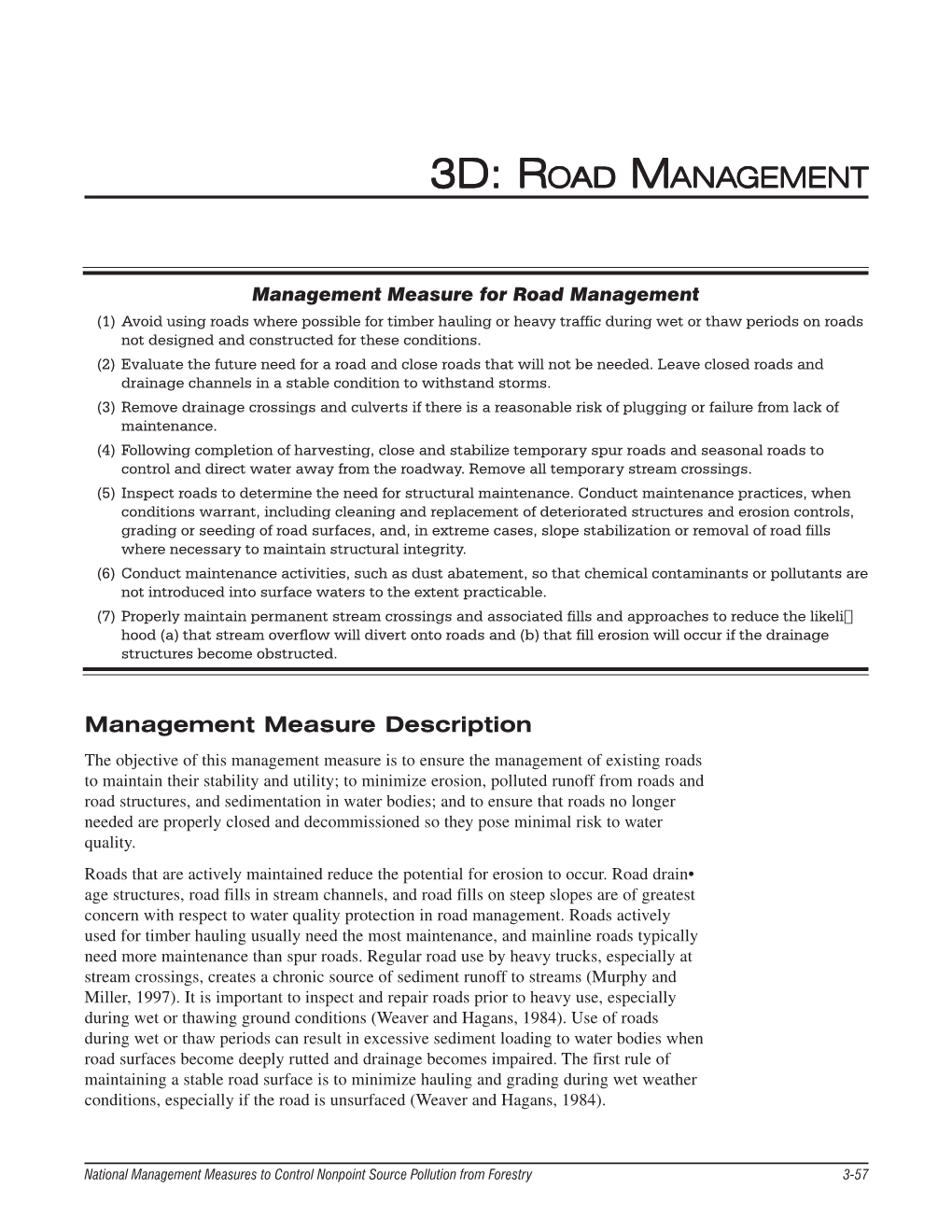 3D: Road Management (PDF)