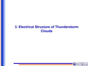 3. Electrical Structure of Thunderstorm Clouds