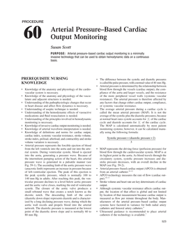 60 Arterial Pressure–Based Cardiac Output Monitoring 525