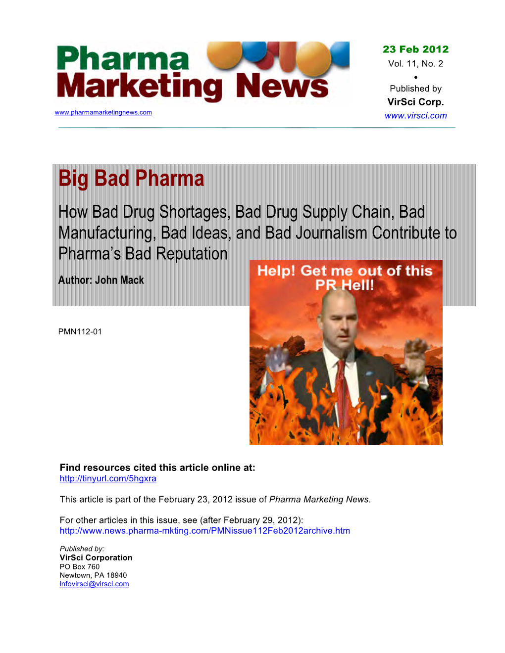 Big Bad Pharma