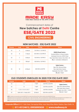 BATCH SCHEDULED ESE & GATE 2022 11-3-2021.Cdr