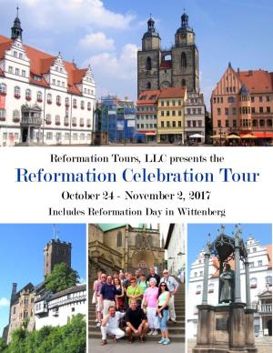 Reformation Celebration Tour