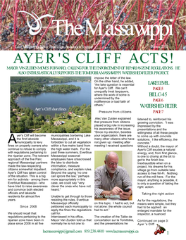 Ayer's Cliff Acts! Mayor Van Zuiden Moves Forward, Calling for the Enforcement of Riparian Zone Regulations