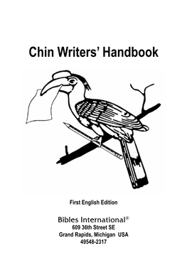 Chin Writers' Handbook