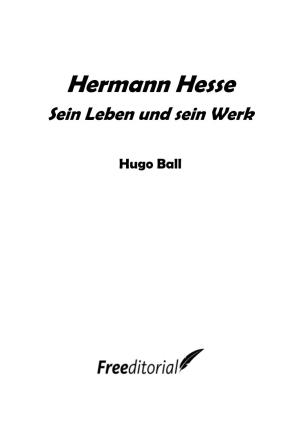 Hermann Hesse Sein Leben Und Sein Werk