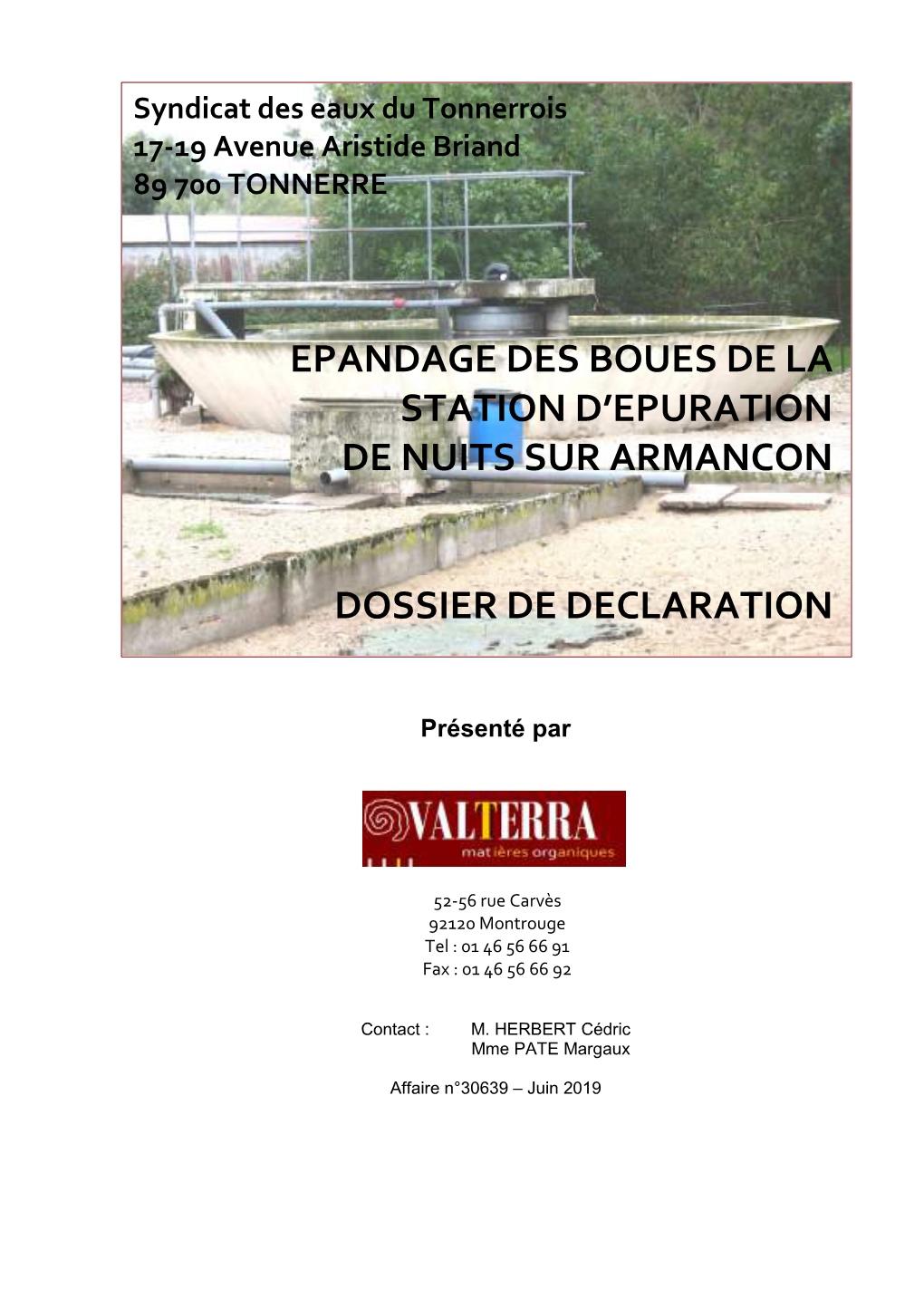 Epandage Des Boues De La Station D'epuration De Nuits
