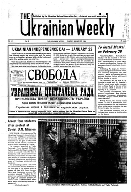 The Ukrainian Weekly 1984, No.4