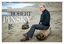 The Inspiration of Robert Pinsky How a Boy from the Jersey Shore Became America’S Poet