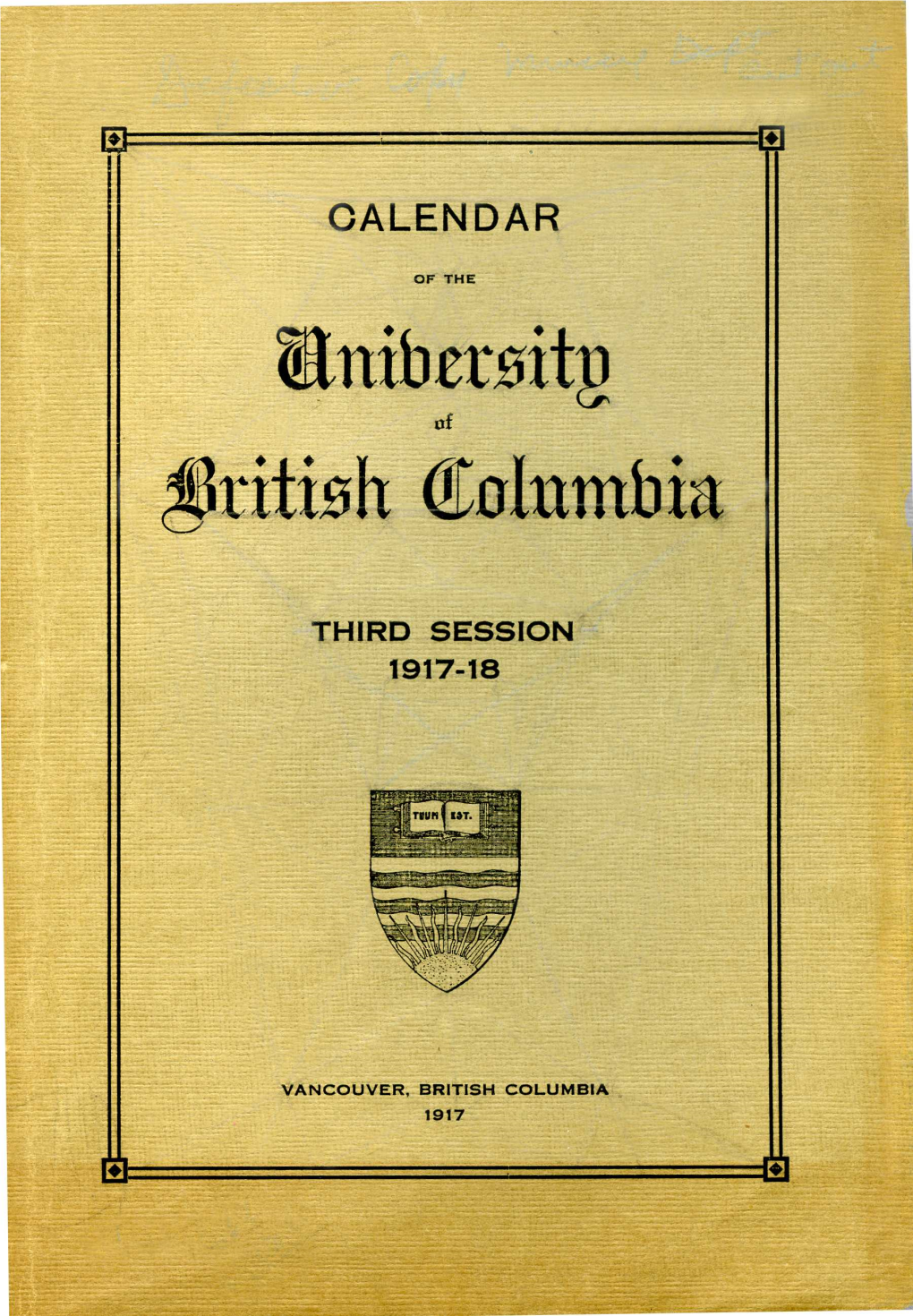 University Ofbritish Columbia