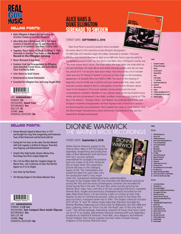 Alice Babs & Duke Ellington Serenade to Sweden Dionne