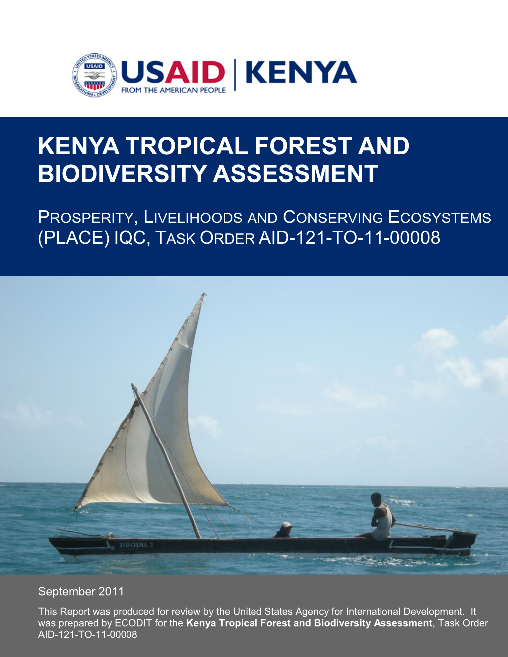 Kenya Tropical Forest and Biodiversity Assessment