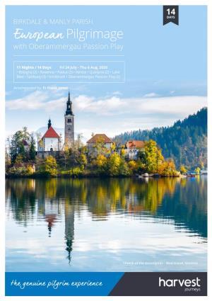 European Pilgrimage with Oberammergau Passion Play
