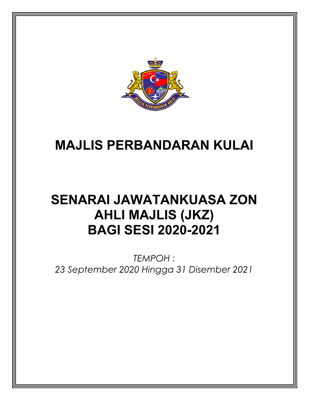 (Jkz) Bagi Sesi 2020-2021