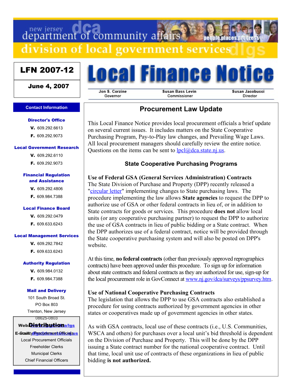 Local Finance Notice 2007-12 June 4, 2007 Page 8