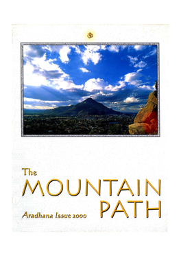 The Mountain Path Vol. 37 No. 1‑2, Aradhana 2000