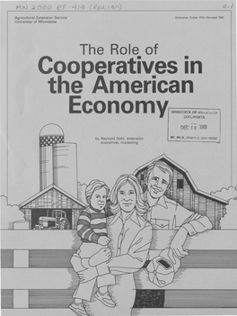 Cooperatives in the American Economyi ~U~M