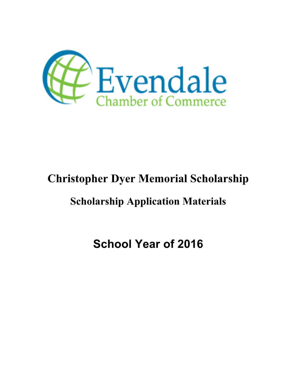 Christopher Dyer Memorial Scholarship