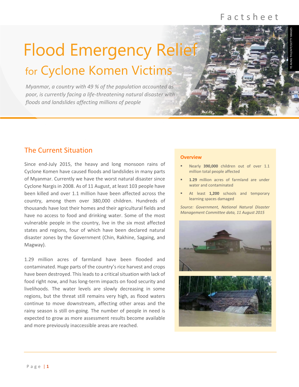 Flood Emergency Relief
