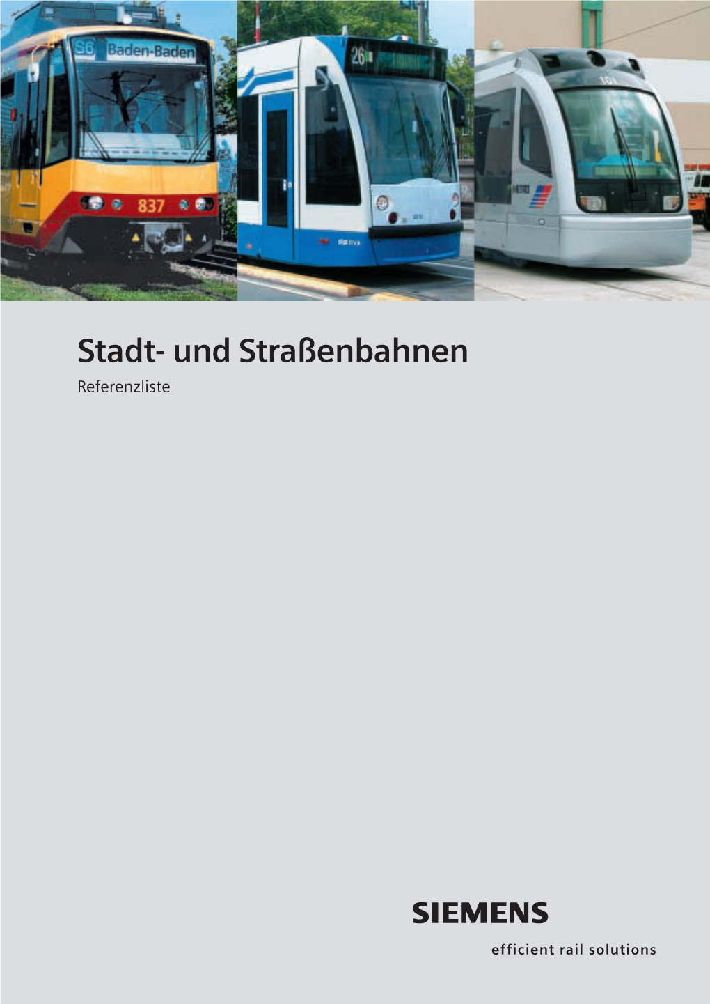 Und Straßenbahnen Referenzliste