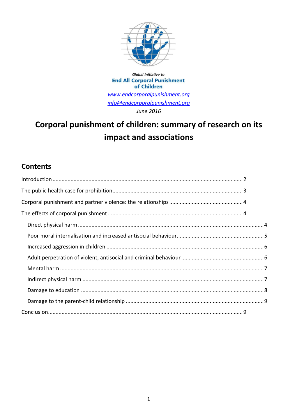 Summary of Research on Its Impact and Associations